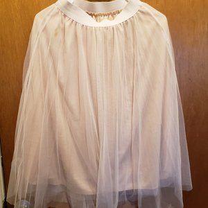 Light pink lace ballerina skirt. Never worn.